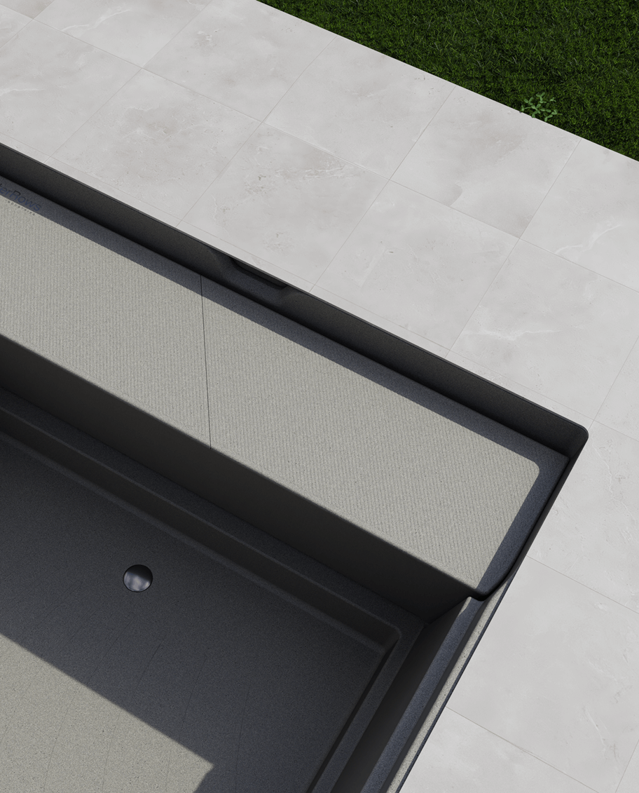 WaterRows Integrated roller cover